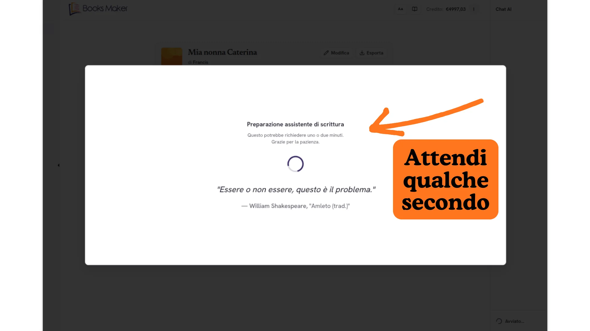Inizializzazione dell'assistente AI