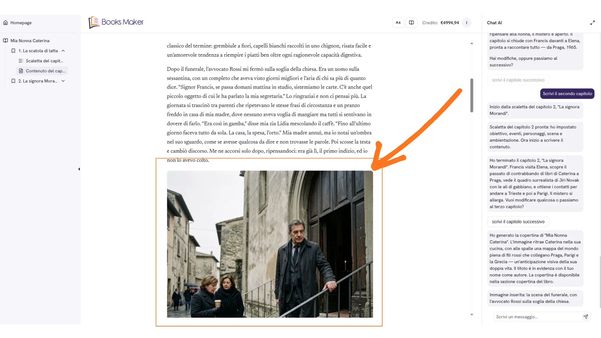 Paragraph turned into an AI image