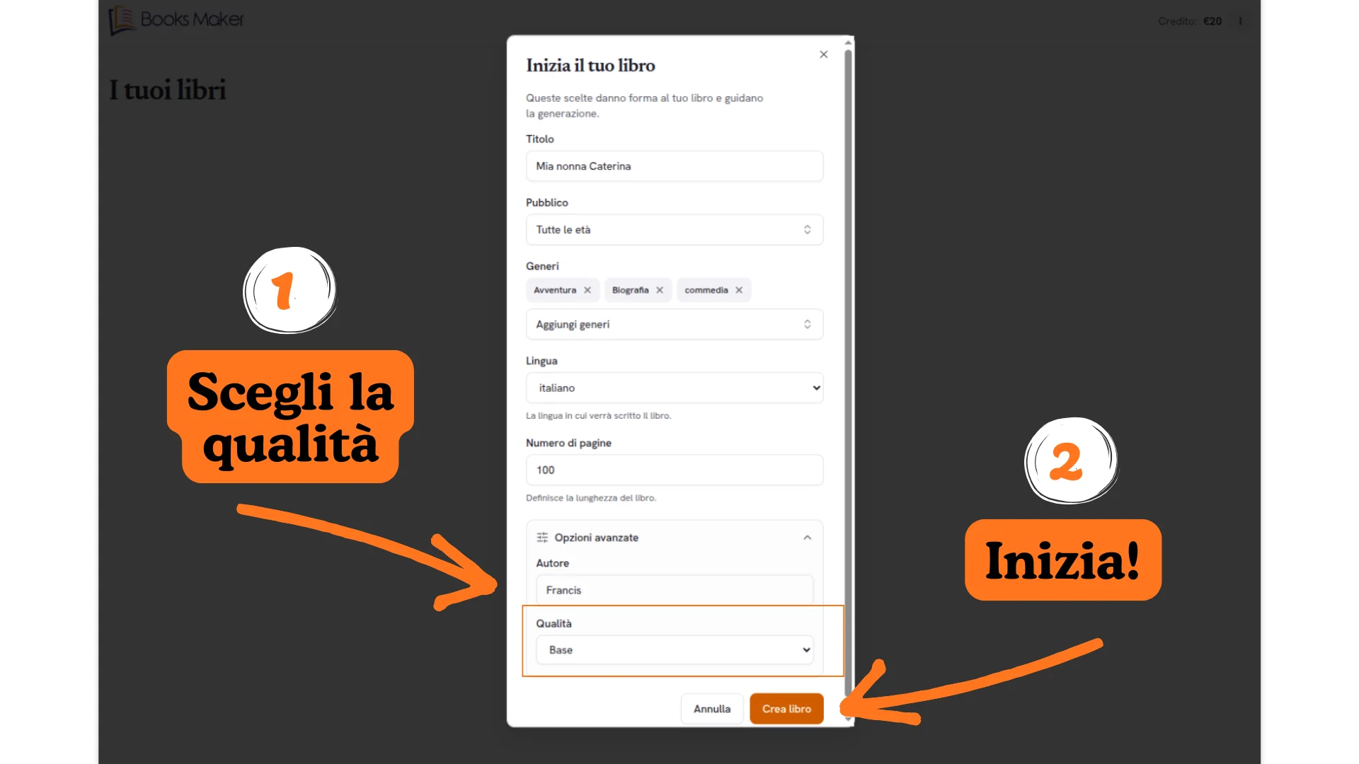Scelta della qualità del modello AI